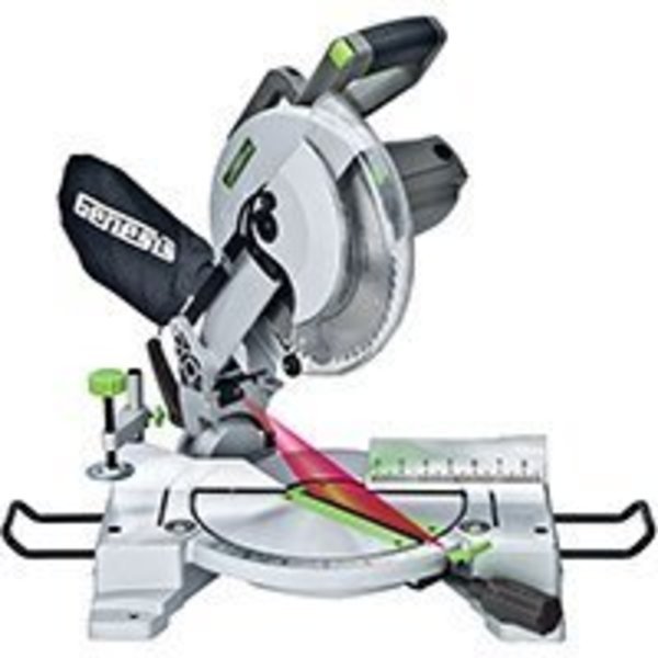 Miter Saw, 3 x 4-3/4 in at 0 x 90 deg, 3 x 3-5/16 in at 45 x 90 deg Cutting, 10 in Dia Blade, Genesis, Mfr#: GMS1015LC